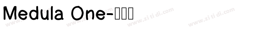 Medula One字体转换